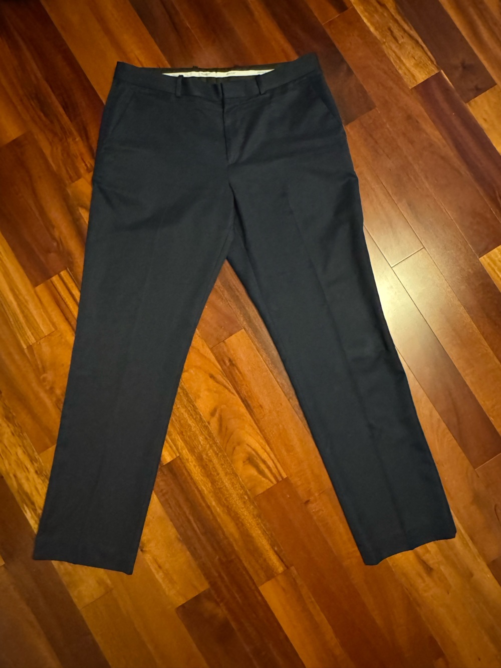 Perry Ellis Dark Navy Dress Pants - Straight Leg